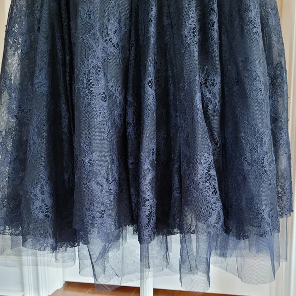 ANTHROPOLOGIE never worn, without tags, lacy, tulle, long skirt.  Size: M - Picture 2 of 16